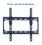 10-PACK Flat Wall Mount For 32-55 Inch Screens +/-20 Degree Tilt Vesa Bracket. Fixed Price $116.19.