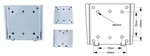 1059 Monitor Wall Mount For 19" 20" 22" 23" 24" 26" 27" Flat Vesa 75/100. Fixed Price $24.20.