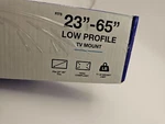 Core Innovations Low Profile Tv Mount 23-65" Black (inspected) Open Box. Fixed Price $25.00.
