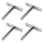 Antrader Floating Shelf Brackets, 3 Blind Supports Inch, Silver. Fixed Price $16.99.