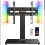 Perlegear Universal Swivel Stand With Led Lights For 30 70 Inch. Fixed Price $50.00.