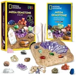 National Geographic Mega Gemstone Dig Kit Up 15 Real Gems, Stem Science. Fixed Price $34.29.