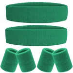 6 Pieces Sweatband Sports Headband Wristband Set, Moisture Wicking Athlet.... Fixed Price $13.41.