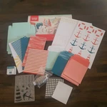 Stampin Up Paper Pumpkin You Are My Anchor April 2018 Nautical Card Making Kit. Fixed Price $25.00.