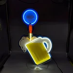 Neon Art Beer Mug LNL-001M Lighted Sign Wall Mount Or Tabletop Stand (MI1075942). Fixed Price $34.99.