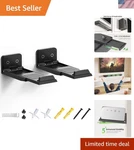 Space-saving Soundbar Wall Mount Bracket Secure Your Audio Experience Under Tv. Fixed Price $19.99.