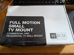 Wbox Technologies 0E-40AM1337 Full Motion Small Tv Mount Fits 13"-37". Fixed Price $32.99.