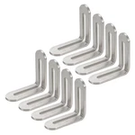 Xiaoyztan 8 Pcs Adjustable Brackets Stainless Steel Reinforced Silver. Fixed Price $16.45.