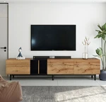 Modern Tv Stand Media Control Console Tables, Large Storage Cabinets. Fixed Price $235.93.