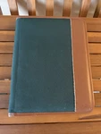 Vtg Mead Hunter Green & Brown Notebook Cover Padfolio Organizer. Fixed Price $19.19.