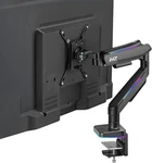 Avlt Gaming Arm Desk Mount, Rgb Lights For 17 -45 Monitors Swivel Tilt. Fixed Price $100.00.