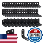 My Mironey 50PCS Brackets For Shelves 3 Sizes Black Right Angle Corner Braces. Fixed Price $30.62.