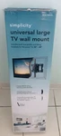 Sanus Simplicity Large Full-motion Tv Wall Mount 32-60 SXDP3-B1. Fixed Price $115.00.