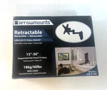 Wall Mount Full Motion Swivel Articulating Arm Retract Rotate 13" To 30" Tvs. Fixed Price $16.95.
