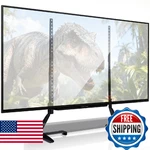 Amazon Basics Universal Stand Height Adjustable For Up To 77-INCH. Fixed Price $43.24.