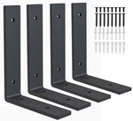 Heavy Duty Shelf Brackets 8 Rustic Black X 6 Inches M.... Fixed Price $30.06.