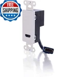 C2G Legrand Hdmi/vga Wall Plate Brushed Aluminum Pass Through Single. Fixed Price $61.85.