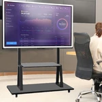 Xl Rolling Tv Cart On Wheels For 32-80" 32-100" Lcd Led Plasma Flat Screen Panel. Fixed Price $93.95.