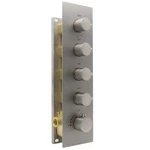 Homedec Brushed Nickel 4-FUNCTION Concealed Thermostatic Shower Diverter. Fixed Price $224.96.