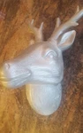 New Deer 8 Pt. Buck Wall Mount Decoration, 10" Tall Porcelain By Benzara, Rare. Fixed Price $19.95.