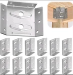 Surface Mount Corner Brackets For Desk, Coffee Table, Dining 12 Pcs, Silver. Fixed Price $24.95.