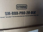 Strong SM-RBX-PRO-20-BLK Recessed Dual Layer Flat Panel Solution 20IN Black. Fixed Price $175.00.