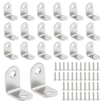 Waziaqoc 20PCS Brackets Corner Brace, Silver 1 X Inch,. Fixed Price $10.06.