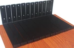 Pack - 11.25"L X 6"H 1.5"W J Lip Shelf Brackets Rustic Farmhouse Iron Wall. Fixed Price $47.14.