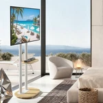 Big 40"-75" Floor Tv Wheeled Freestanding Lcd Bracket 60KG Capacity. Fixed Price $79.91.