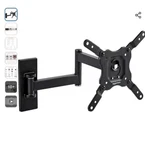 Basics Full Motion Wall Mount Fits 12" To 40" Tvs And Vesa 200X200, Black. Fixed Price $78.98.