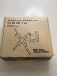 Best Buy Essentials Full Motion Tv Wall Mount 19-50". Fixed Price $18.85.