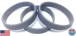Theawristocrat Usa Company 3-PACK Blank Wristbands Bracelets Silicone Rubber. Fixed Price $20.00.