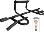 Heavy Duty Wall Mounted Pull Up Bar Over Door Multi Grip Chin. Fixed Price $45.80.