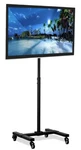 Mount-it! Mobile Tv Stand With Locking Wheels Adjustable Height Rolling Cart. Fixed Price $78.99.