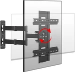 55 Vertical Tv Wall Mount Swivel Tilt Rotate Arm Fits Most 32-60 Inch Black. Fixed Price $128.04.