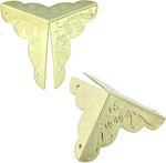50 Pcs 1"X1"X1" Box Corner Protectors Metal Cabinet Vintage Ed. Fixed Price $12.39.
