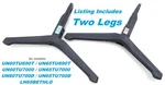 New Samsung UN65TU7000 UN65TU700D UN60TU7000 Tv Stand Legs BN96-50857/BN96-50858. Fixed Price $36.89.