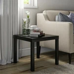 Ameriwood Home Parson's Living Room Small Black Minimalist End Coffee Table. Fixed Price $49.99.