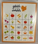 Gobble Till You Wobble Thanksgiving Bingo Cards Set Of 12 New Family Game Kids. Fixed Price $9.26.