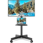 Rolling Stand With Shelf For 23-65 Inch Up To 88LBS, Portable Mobile T.... Fixed Price $64.63.