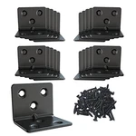 Black Stainless Steel Shelf Bracket,joint Right Angle 16 1.5X1.2X1.2INCH. Fixed Price $20.23.
