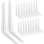 20 Pack Shelf Brackets 10 Inches White, Heavy Duty Steel Metal For.... Fixed Price $40.52.