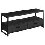 Monarch Specialties Tiers 2-DRAWER Modern Metal Tv Stand In Black. Fixed Price $224.91.