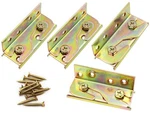 Lby Bed Rail Brackets With Square Screws 89 X 33MM(3.5'' 1.3''), Gold Yellow. Fixed Price $14.62.