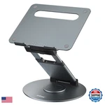 Nulaxy Telescopic 360 Rotating Laptop Stand For Desk Adjustable Height Swivel. Fixed Price $77.50.