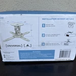 Qualgear Projector Ceiling Mount QG-PM-002-WHT-S White. Fixed Price $19.99.