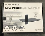 Monoprice Low Profile Dvd/av Components Tempered Glass Wall Mount Sealed Box. Fixed Price $10.00.