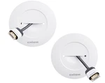 Echogear Tv Cord Hider For Wall Mounted - White Cable Management Kit Hides. Fixed Price $18.99.