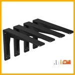 Neodrop 4-PACK 10" Heavy Duty Shelf Brackets Metal Wall Mount Garage Storage. Fixed Price $62.57.