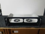 3U Rack Mount For Dual Motorola Cdm Radios-accepts 1 2 Fans &. Fixed Price $159.95.